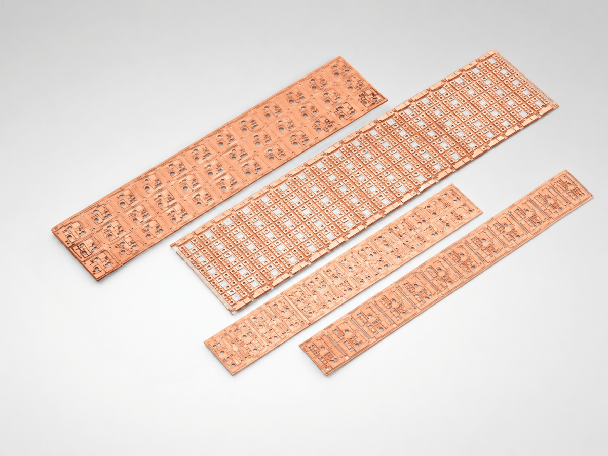 Precision lead frame metal stamping part