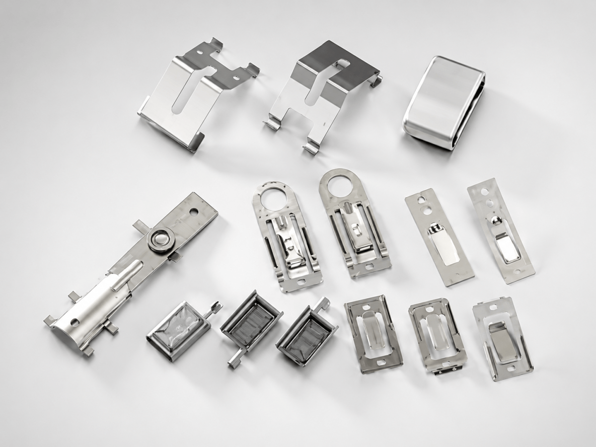 Precision stamped temperature control switch component